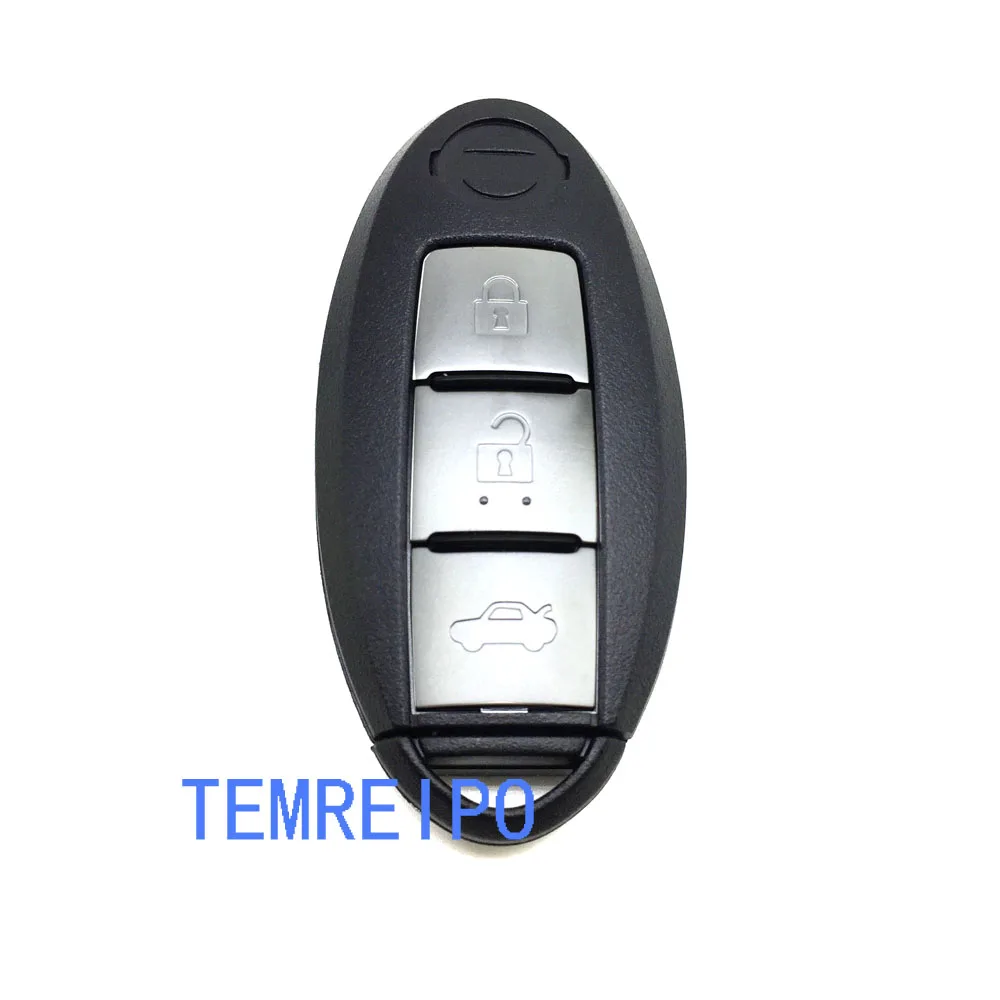 Замена смарт-ключа для nissan tiida Qashqai Sylphy teana sunny дистанционная крышка 3 кнопки умный