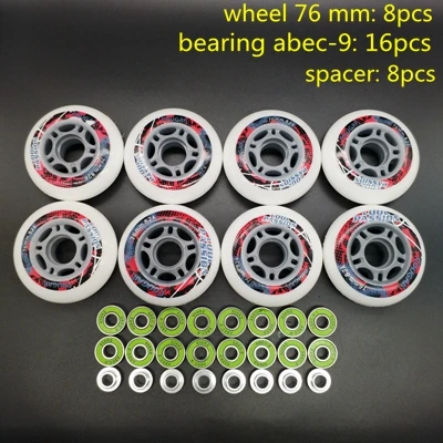 76 wheel abec-9 Колесный Детский самокат колеса 76*24 подшипник ABEC-9 - Цвет: 76 wheel abec-9