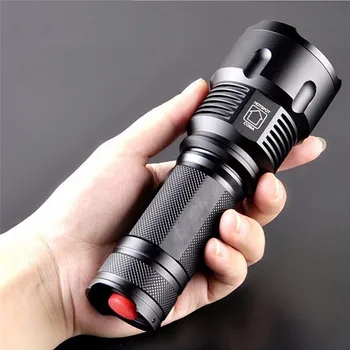 

Hard LED Flashlight Hard Light T6 Torch Telescopic Zoom Glare Outdoor Lighting Linterna Led Zaklamp Lanterna Led 40JUN25