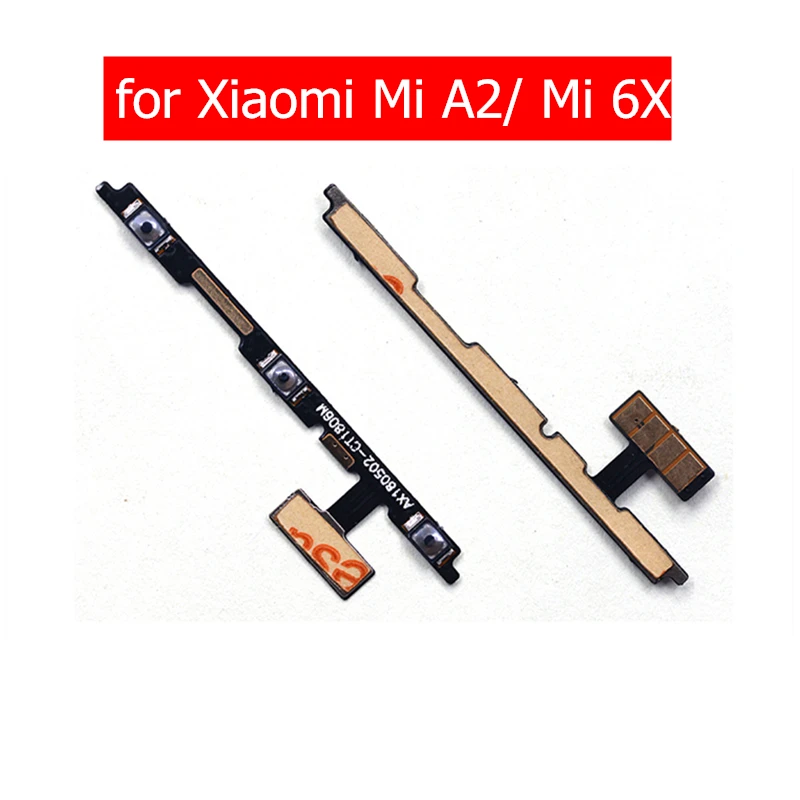

for Xiaomi Mi A2 Power Volume Flex Cable Side Key Button On Off Switch Flex Cable for Xiaomi Mi 6X Repair Spare Parts