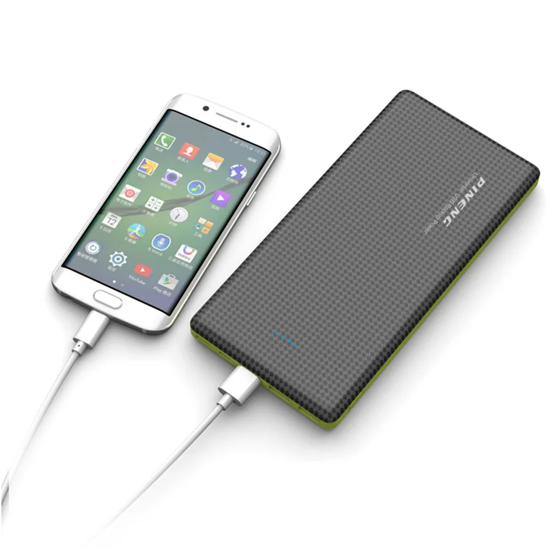 PINENG PN 917 20000mAh Power Bank 3 USB External Battery Charger Mobile Phone Battery Type-C Charger For Xiaomi iPhone Samsung