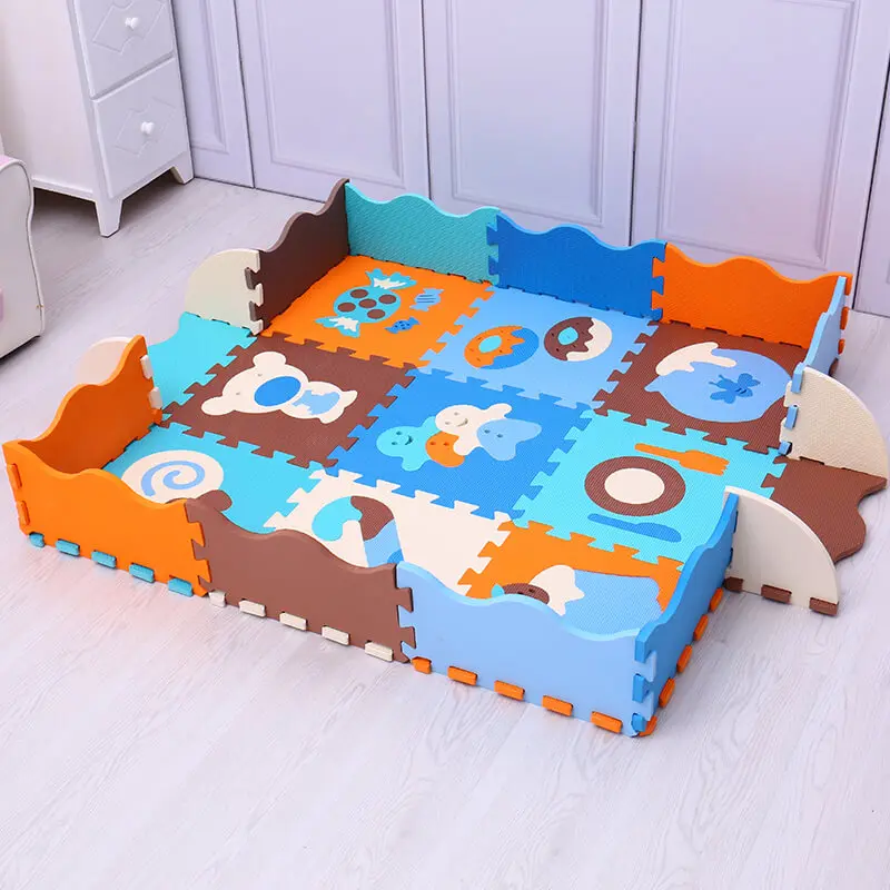 9 шт. детский коврик пазл из пены эва|carpet for kids|baby play matplay mat |
