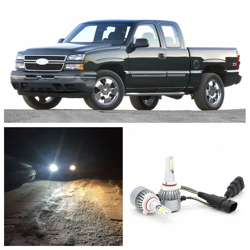Edis светодиодный светильник 72 Вт 7600LM 9006 HB4 для Chevrolet Silverado 1500|9006 hb4 led|hb4 ledled headlight kit |