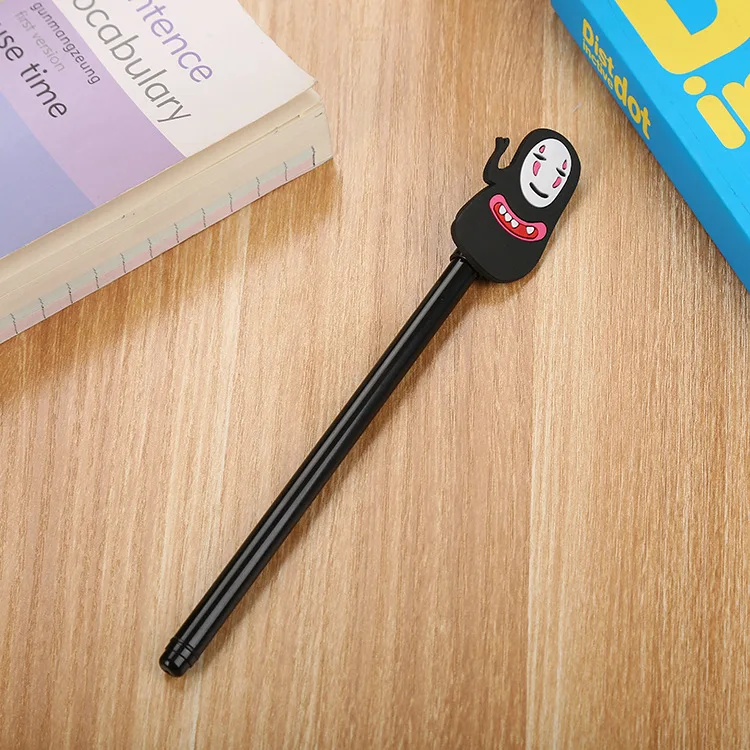Японская унесенная призраками гелевая ручка без лица для мужчин Милая 0,5 мм черная чернильная нейтральная ручка школьные офисные принадлежности для письма рекламный подарок