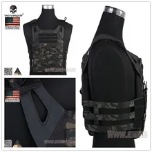 Emersongear JPC жилет Перемычка Перевозчик пластина Перевозчик Emerson камуфляж Molle пейнтбол военная техника мультикам черный MCTP, MCAD