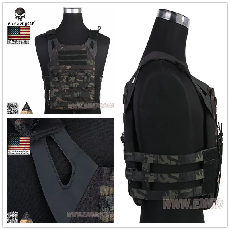 Emersongear JPC жилет перемычка перевозчик тарелок Emerson Camo Molle пейнтбол военное