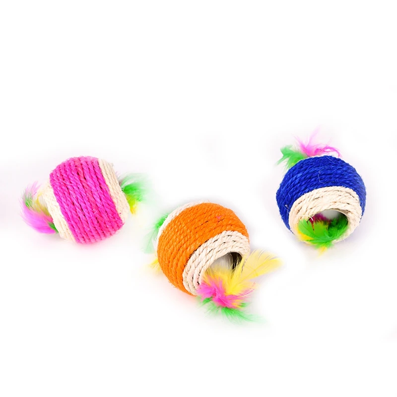 Cat Toys Interactive Pet Products Cats Toy Ball Feather Mouse Cat Toys Set Scratch  Kitten Small Dog Toy Cats Supplies Scratching SJ0001 (9)