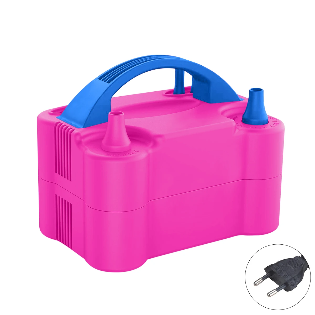 High Quality Inflatable Pump Portable Double Air Hole Pump Electric Balloon Pump Electric Inflator Balloon Pump for Car Motor