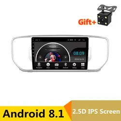 9 "2.5D ips Android 8,1 Автомобильный мультимедийный dvd-плеер gps для KIA rio KX5 2016 2017 2018 аудио автомобиля Радио стерео навигации