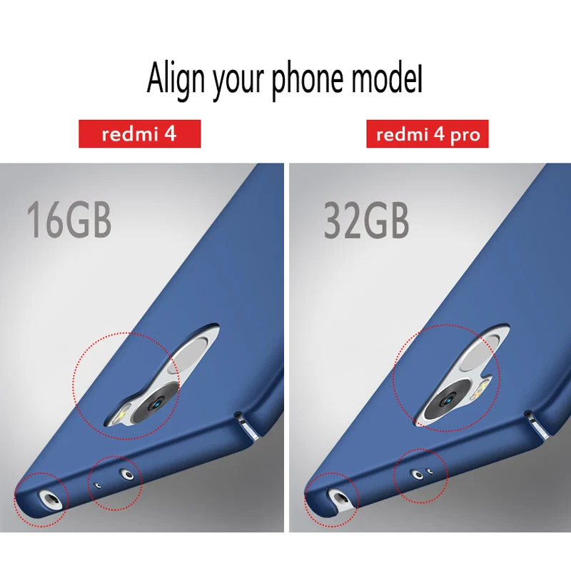 Gonorack чехол для Xiaomi Redmi 4 Pro премьер матовый серии Жесткий ПК Задняя накладка pro 5.0