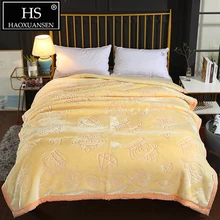 4,8 кг желтое Двухслойное мягкое одеяло Rashchel покрывало на кровать с рисунком короны и бриллиантов зимнее супер теплое рельефное утяжеленное одеяло