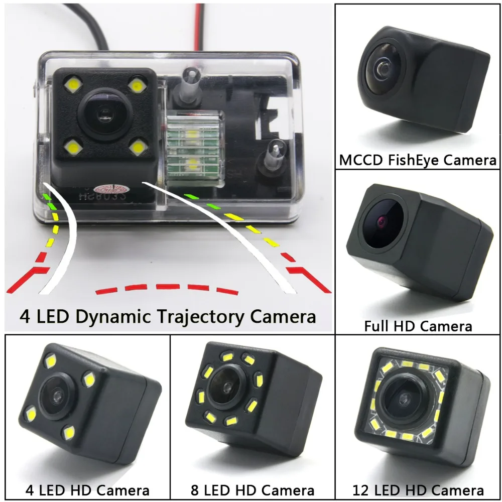 

HD Dynamic Trajectory Tracks Rear View Reverse Camera for Peugeot 206 207 306 307 Sedan 307SM 308 406 407 5008 Partner Tepee Car