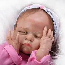 NEW Solid silicone reborn baby doll for girls simulation super good tounch brinquedos juguetes lifelike toy
