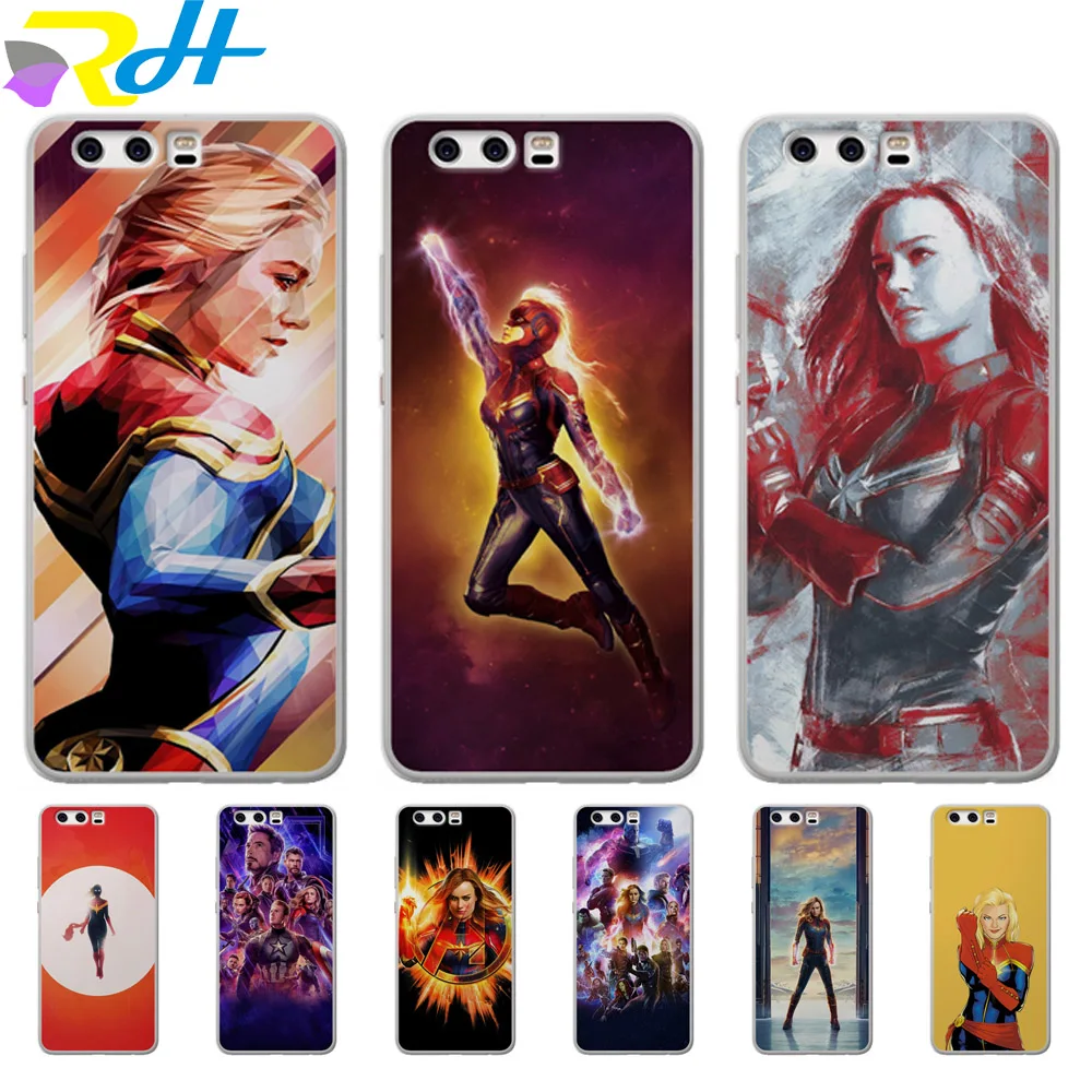 

For Huawei Mate 20 Pro case Captain Marvel back shell phone cover for Huawei Mate 20 lite 10 Pro Mate 9 10 lite Coque Etui
