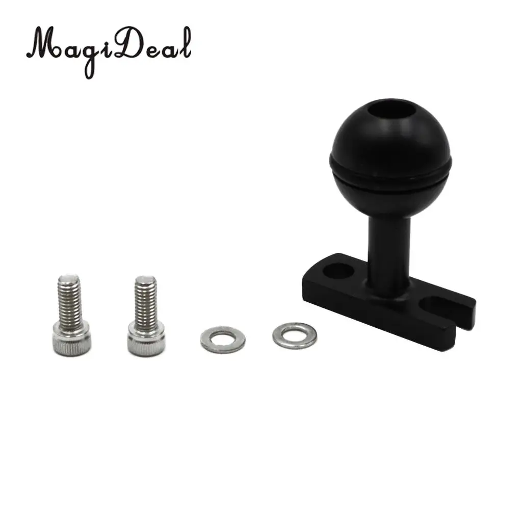 Metal 1' Diving Light Ball Arm Adapter System Mount Flashlight Accessory for GoPro Diving Dive Snorkeling Swimming Accessories