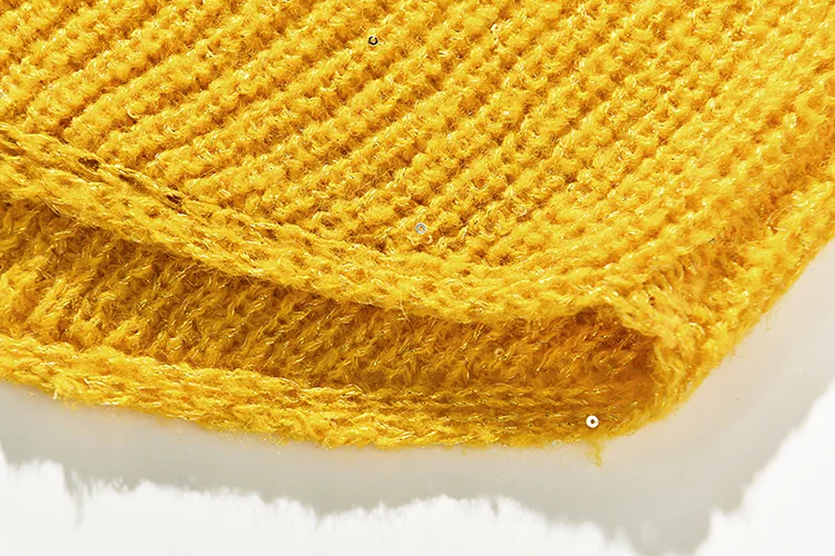 Желтый шерстяной свитер для женщин Invierno милый свитер Сапфировая водолазка вязаный свитер Подиумные женские свитера и пуловеры ins