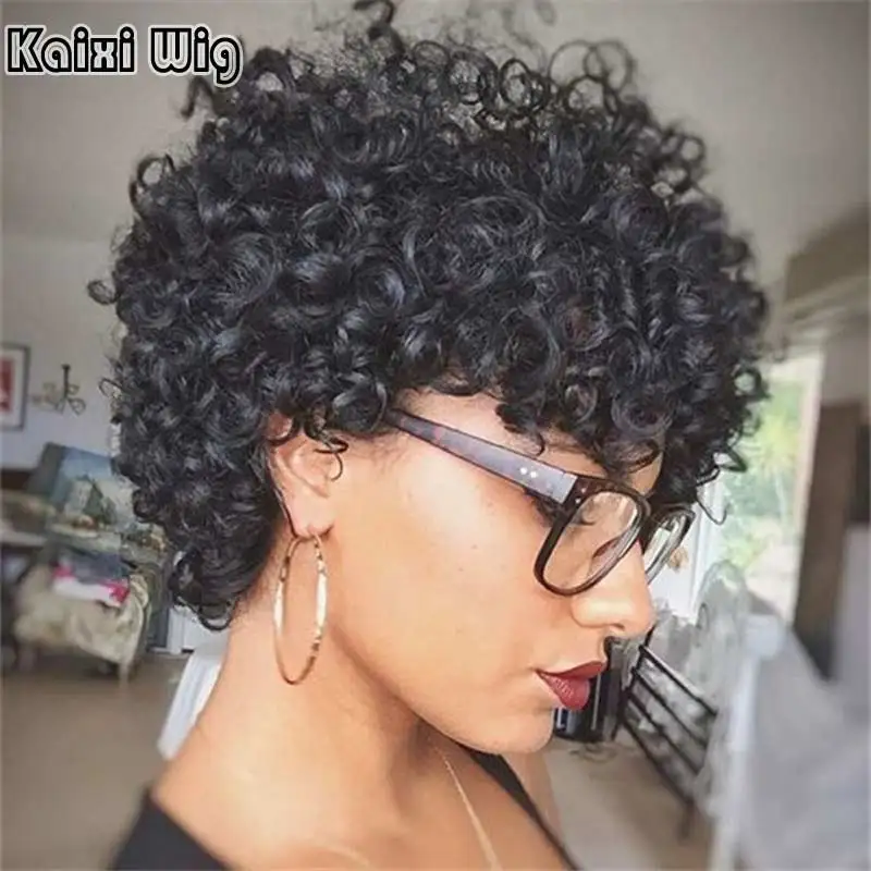 Short Negro Pelucas Rizadas Para Las Mujeres Negras Afro Rizado Peluca  short-negro-pelucas-rizadas-para-las-mujeres-negras-afro-rizado-peluca
