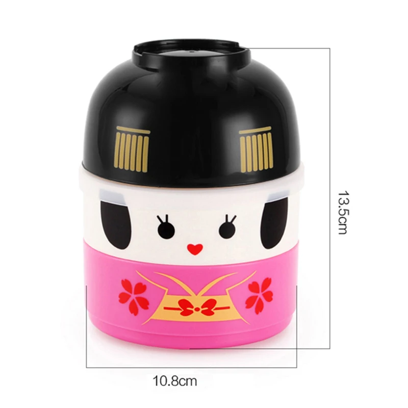 Hakoya Geisha Кукла Kawaii японская коробка бенто Ланч бокс для детей школьный контейнер