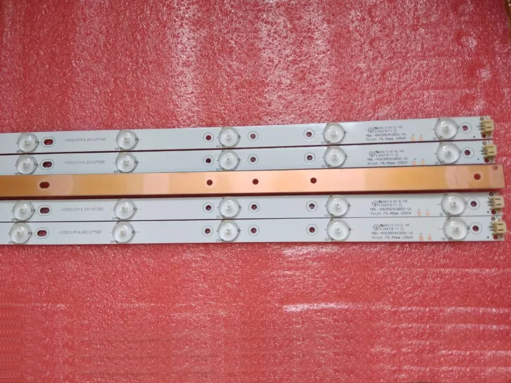 

LED Backlight strip 10lamp for 40inch MBL-40035D410RS1-V1 1set=4pcs