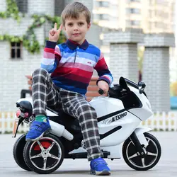 Детский Электрический двойной привод мотоцикл большой трехколесный велосипед мальчик девочка в возрасте 3-6 может сидеть ребенок игрушка