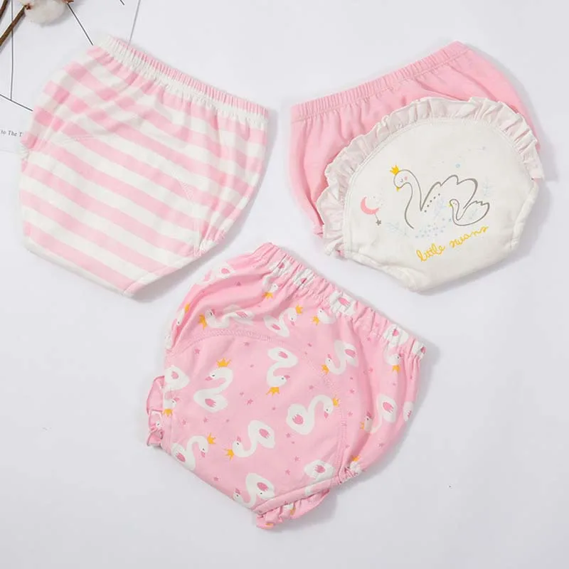 3pcs Lot Waterproof Baby Toilet Pee Training Pants Girls Potty