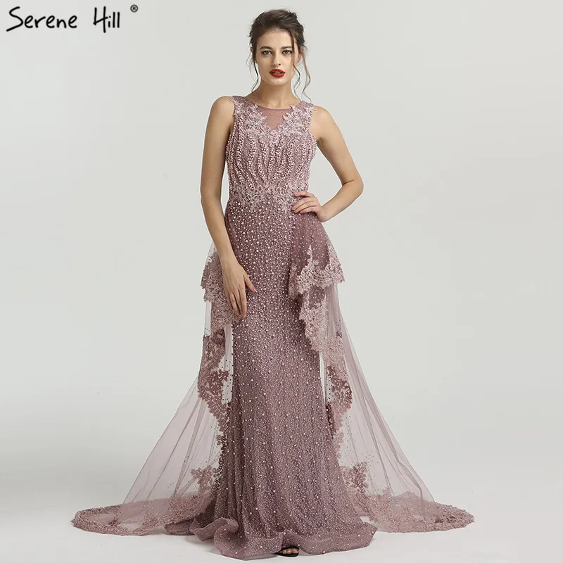 Длинное арабское турецкое платье-русалка, украшенное бусинами, официальное вечернее платье для выпускного вечера, элегантное платье-Кафтан Abiye, платья BLA6527