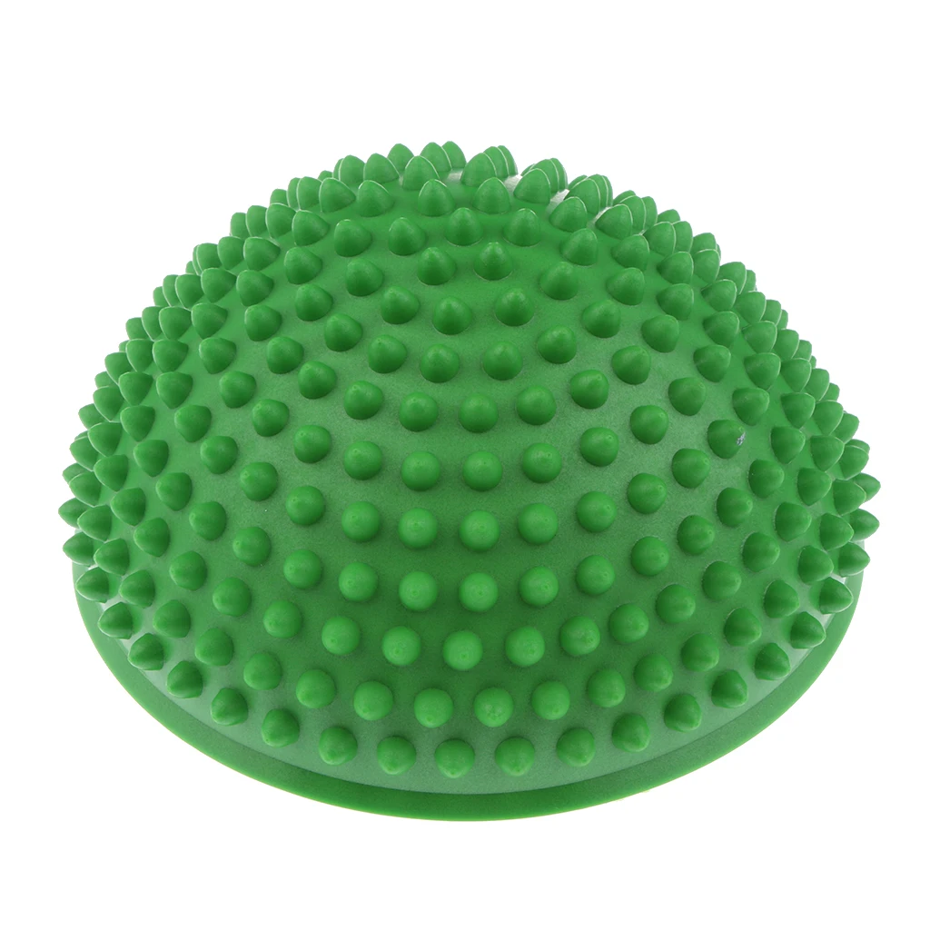 1 Piece PVC Hedgehog Styled Domed Stability Balance Pod Exercise Fitness Core Balance Disc for Kids Adult Novelty Outdoor Toys