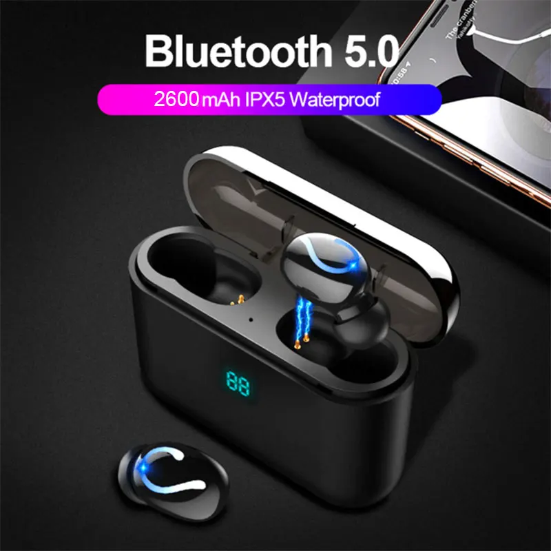 

New Digital Power Display TWS Earbuds TWS Mini Stereo Earset Wireless Bluetooth Headphones for Music wireless bluetooth headset