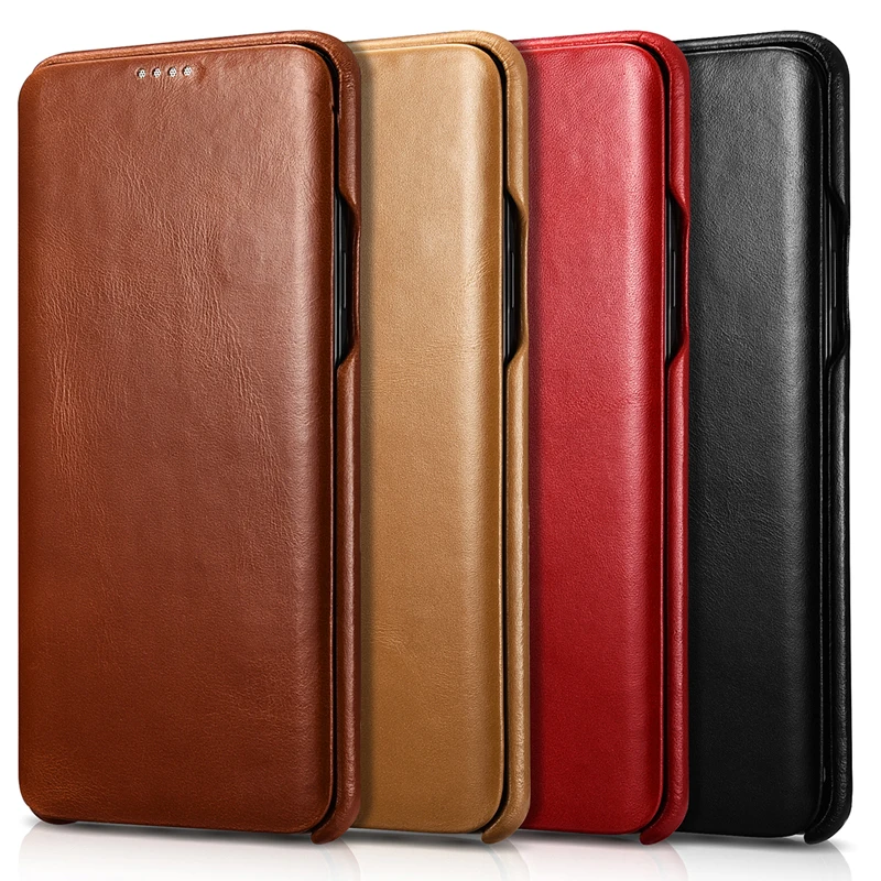 For Samsung Galaxy Note8 Genuine Leather Flip Case Protective Case Cowhide Leather Business Smart Phone Cover for Samsung note8