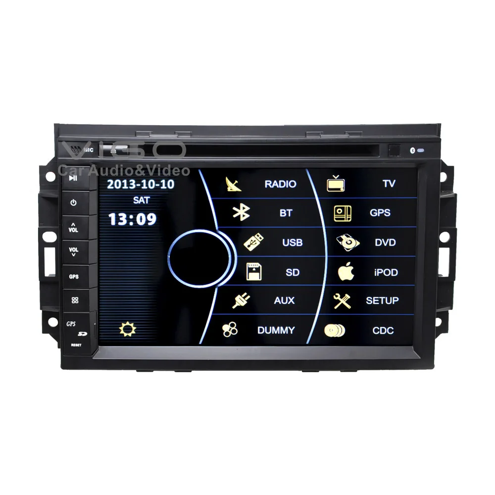 Vehicle Stereo GPS Navigation for Chrysler 300C/Jeep/Dodge