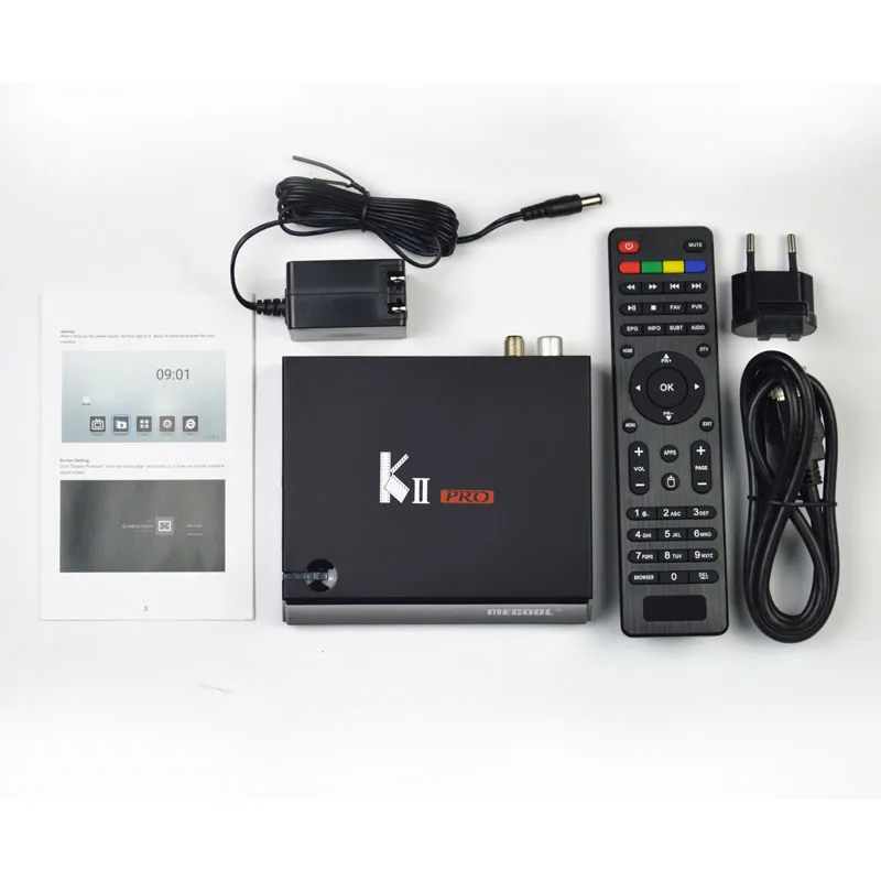 ТВ приставка MECOOL KII PRO на Android 7.1 4K S905d четырехъядерный процессор 2 ГБ 16 7 1 смарт 4G/DVB S2