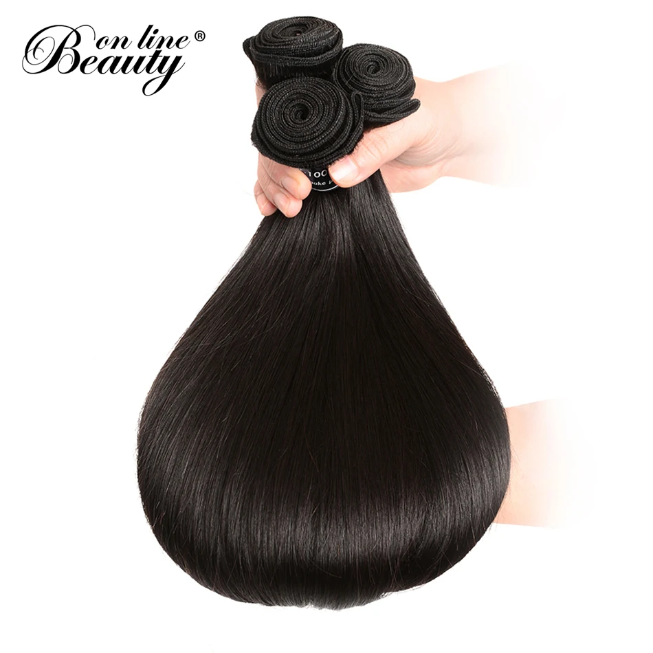 3 Bundles Brazilian Straight Hair Weave Bundles With Closure Human Hair Lace Closure With Baby Hair BOL Remy Hair 4 Pcs Deals (6)