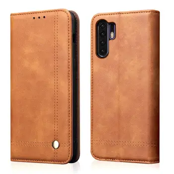 

2019 Huawei P30 Luxury Vintage Series Leather Case For Huawei P30 Pro hand made leather Flip Case Cover For Huawei P30 Lite