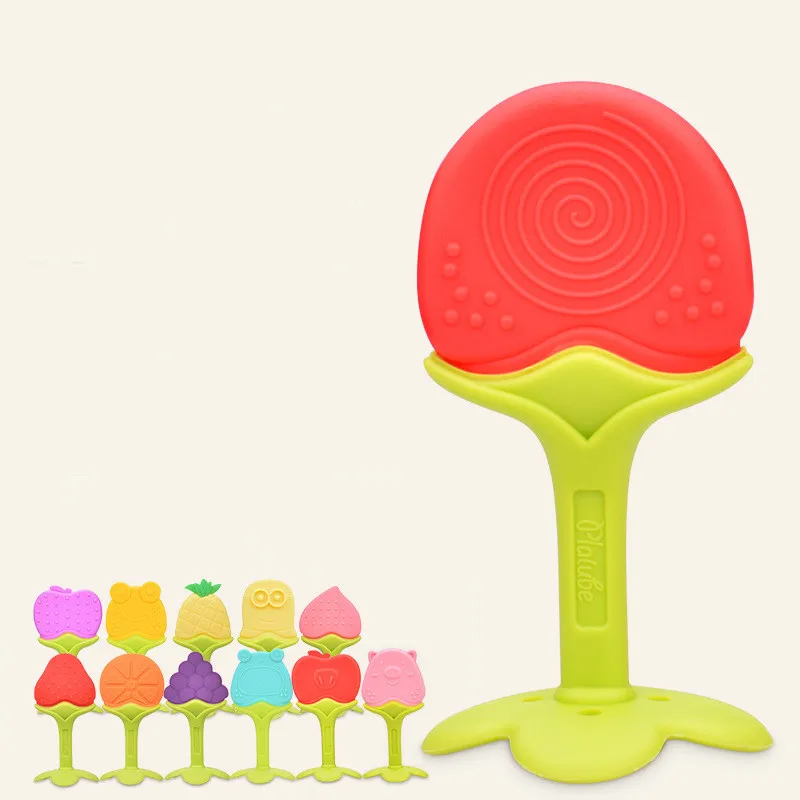 Baby Teether Baby Molar Rod Fruit Silicone Chew Toyin Teethers from