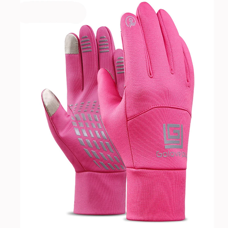GOMGIRONA зимние велосипедные перчатки для бега Handschoenen Fietsen наружные мужские женские перчатки с сенсорным экраном для велоспорта, походные перчатки для рыбалки