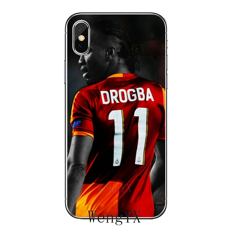 Didier Drogba footballer Тонкий Силиконовый ТПУ мягкий чехол для телефона для Apple iPhone 4 4S 5 5S 5c SE 6 6s 7 8 plus X XR XS Max - Цвет: Didier-Drogba-A-06