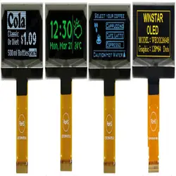 Weo012864b Winstar Тип 1.54 дюймов SPI OLED 128x64 Дисплей модуль стандартного светящиеся желтого цвета новые и оригинальный