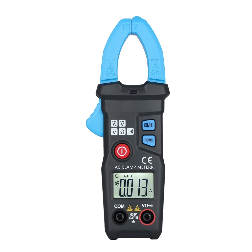 

BSIDE ACM23 Smart AC Digital Clamp Meter 6000 Counts LCD Baklight Display Multimeter Amper Voltage Tester Current Pincer Current