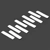 10 pcs/bag Golfer Adhesive Lead Tape Strips Add Power Weight To GOLF CLUB Tennis Racket Iron Putter Racquets Golf Accessaries 2