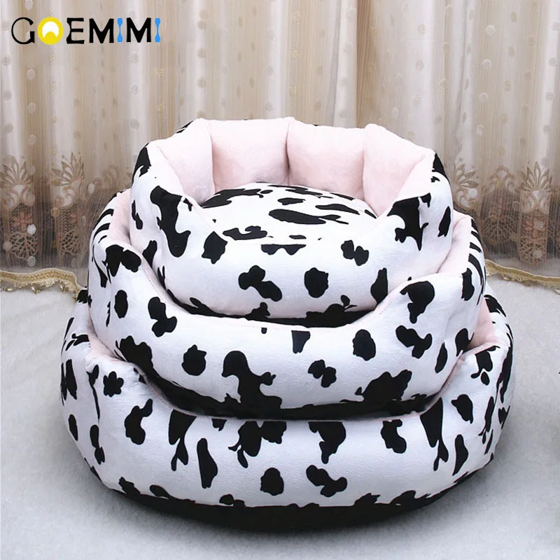 

Dog Bed Cat Bed Soft Pet Pad Milk Cow Cushion Pet Mat Dog House Puppy Blanket Pet Bed Tiger Lines Removable Small Medium Dogs