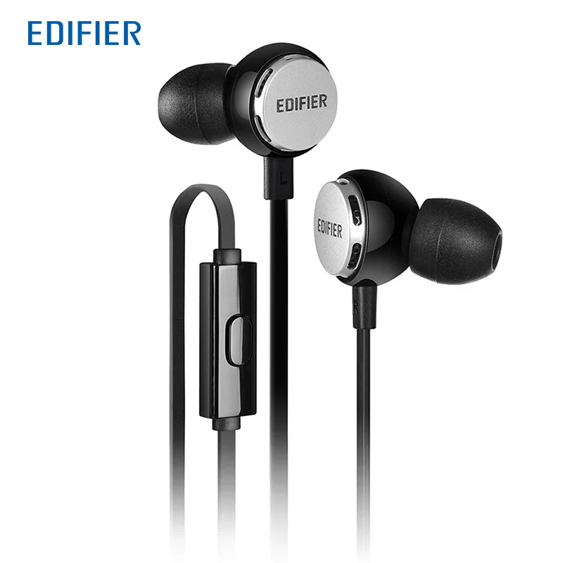 Edifier P293 Earphone Anti-tangling Hifi Headset Noise Cancelling Headphones with Microphone for phone iphone coumpter