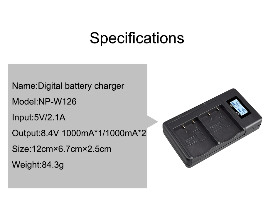 PALO USB быстрая зарядка Смарт ЖК-цифровой зарядное устройство для NPW126 NP-W126 батарея Fujifilm HS50 HS35 HS30 EXR XA1 XE1 X-Pro1 XM1 X-T10