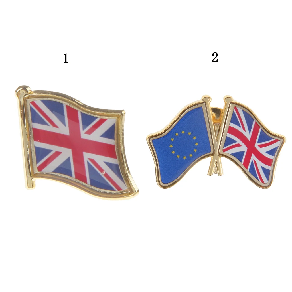 New Union Jack Metal Lapel Pin Badge Great Britain / United Kingdom Flag Badge Armband World Flag Badges Clothes Decoration Gift