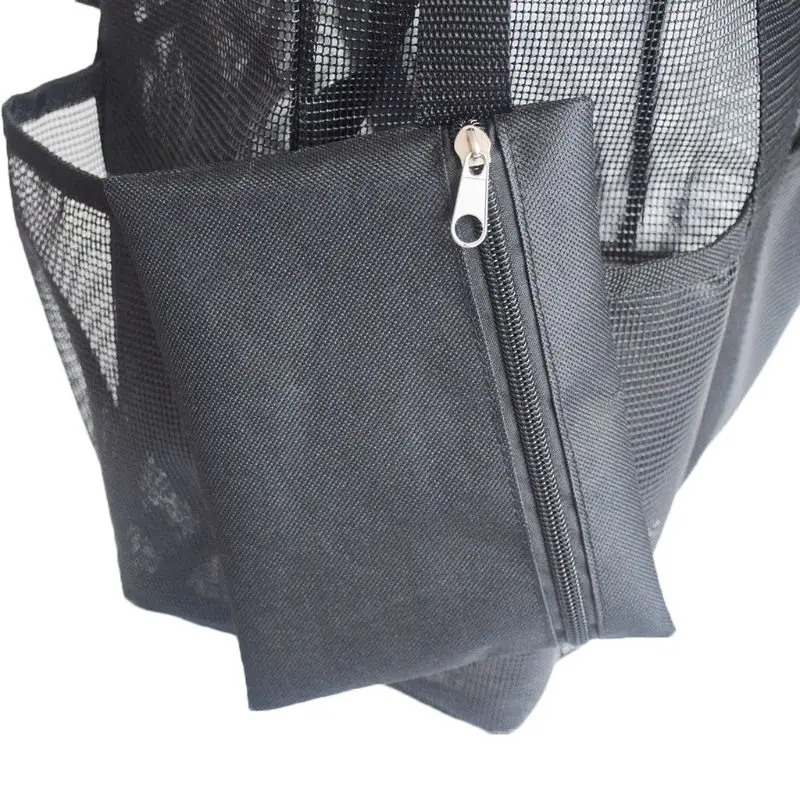 Большая вместительная прозрачная хозяйственная сумка Легкая сетчатая хозяйственная сумка для хранения для семьи пляжный рынок продуктовые и пикники