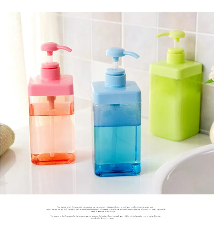 FEIGO 800 мл ванная комната прозрачный пластиковый спрей бутылка для воды может демонтировать насос головка пустая бутылка для жидкости принадлежности для ванной комнаты F534