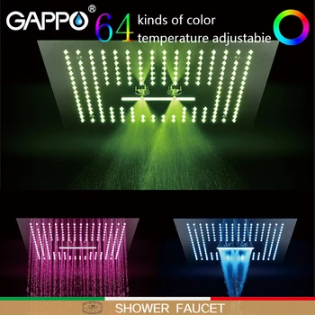 

GAPPO shower faucet basin sink waterfall faucets shower mixer taps bath faucet mixer Rainfall taps bath LED Sensor Faucets