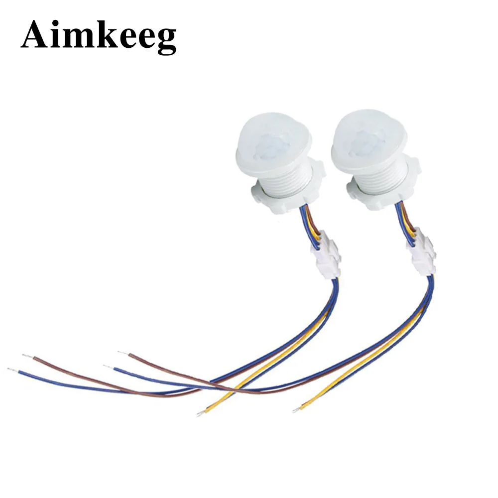 

PIR Infrared Motion Sensor Time Delay Human Body Induction Sensor Time Delay Adjustable Mode Detector Switch for Night Light