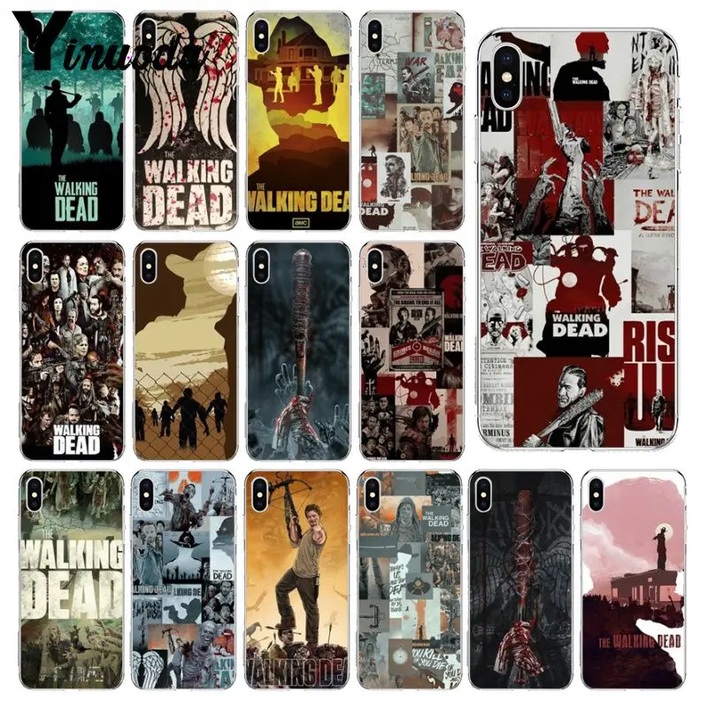 Yinuoda the walking dead Colorful Cute Phone Accessories Case for Apple iPhone 8 7 6 6S Plus X XS MAX 5 5S SE XR Cover | Мобильные