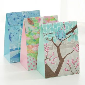 

9 sets paper bag the story of spring and love design gift packaging birthday party candy holdingGift Wrap Storage bag