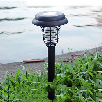 

Solar Powered LED Mosquito Repeller Outdoor UV Light Garden Yard Lawn Anti Insect Pest Bug Zapper Killer Trapping Lamp Lantern